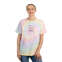 Load image into Gallery viewer, "CENIZA" font Tie-Dye Tee
