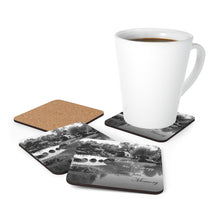 Load image into Gallery viewer, &quot;Location Has Energy, Time Has Memory&quot; Corkwood Coaster Set
